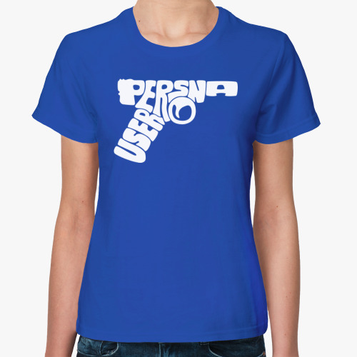 Женская футболка с принтом Persona (Minato) / Персона (Минато)