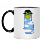 Кружка двухцветная