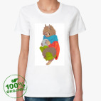 Женская футболка органик