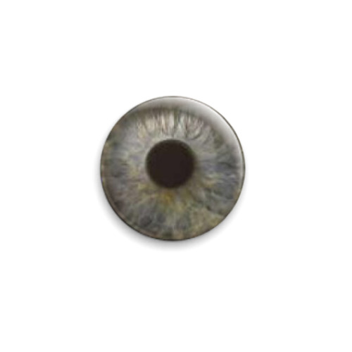 Значок 25мм с принтом  Глаз