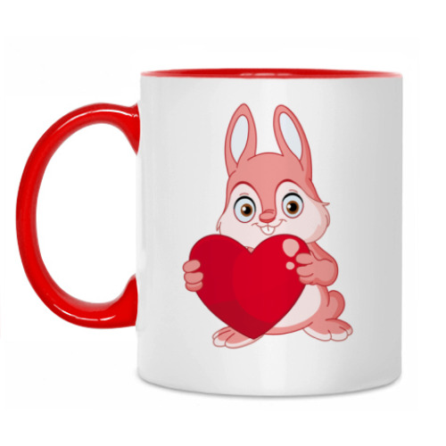 Кружка с принтом Заяц