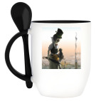 Кружка с ложкой