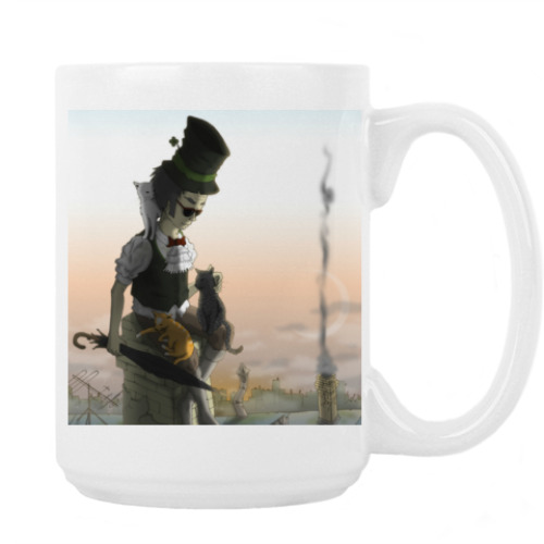 Кружка с принтом Город белых ночей (420мл)