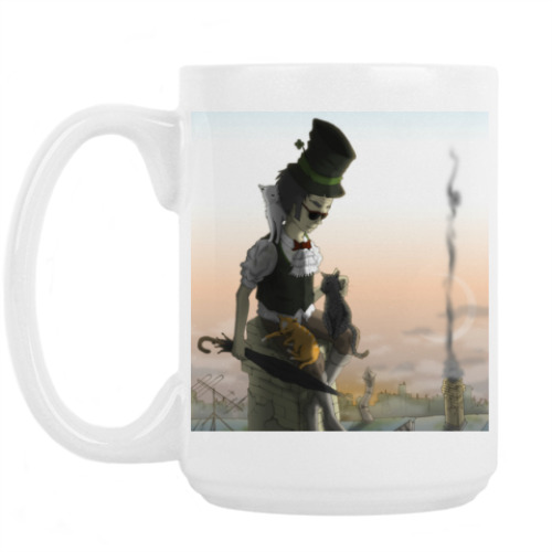 Кружка с принтом Город белых ночей (420мл)