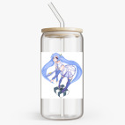 Банка с бамбуковой крышкой