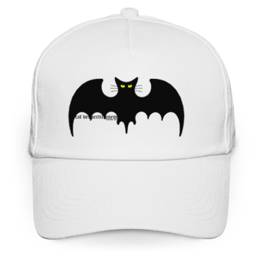 Кепка бейсболка с принтом Летучая кошь