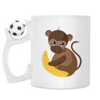 Кружка с футбольным мячиком