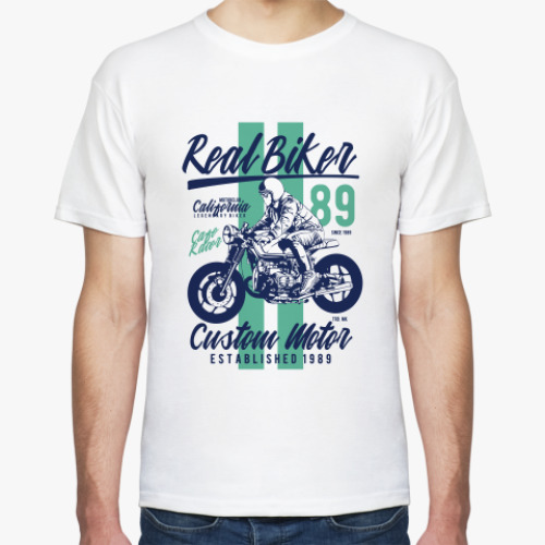 Футболка Custom Motor Real Biker