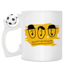 Кружка с футбольным мячиком
