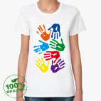 Женская футболка органик