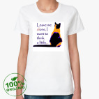 Женская футболка органик