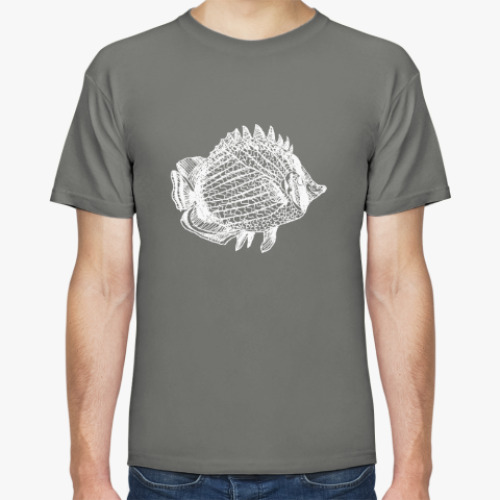 Футболка с принтом Рыба