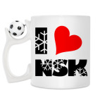 Кружка с футбольным мячиком