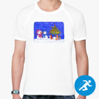 Мужская спортивная футболка