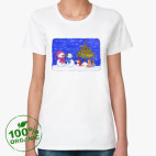 Женская футболка органик