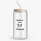 Банка с бамбуковой крышкой