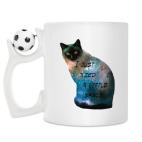 Кружка с футбольным мячиком