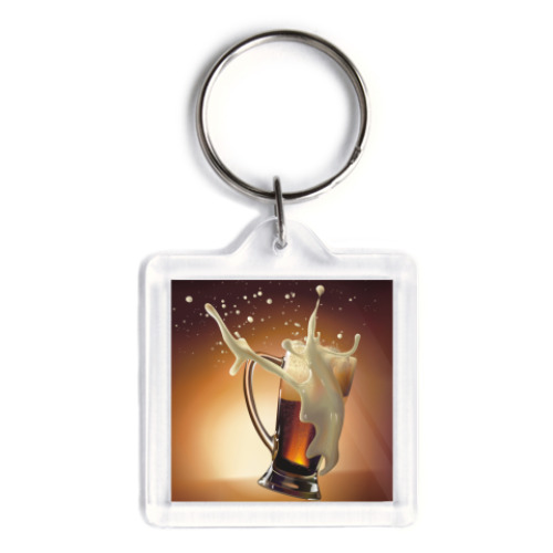 Брелок с принтом Пиво