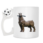 Кружка с футбольным мячиком