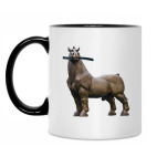 Кружка двухцветная