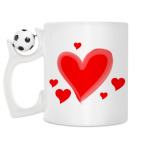 Кружка с футбольным мячиком
