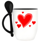 Кружка с ложкой