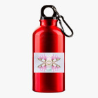 Металлическая бутылка 400 мл UV-DTF