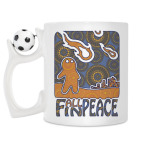 Кружка с футбольным мячиком