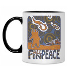 Кружка двухцветная