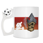 Кружка с футбольным мячиком