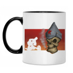 Кружка двухцветная