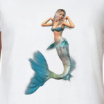 Женская футболка, белая