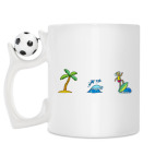 Кружка с футбольным мячиком