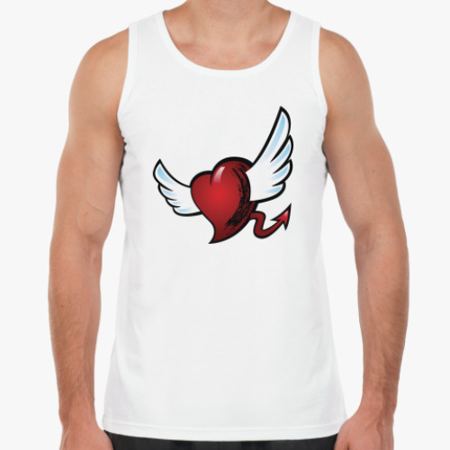 Майка с принтом Сердце