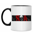 Кружка двухцветная