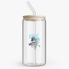 Банка с бамбуковой крышкой