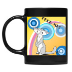 Кружка цветная UV-DTF