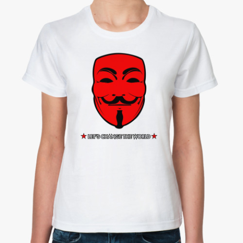 Классическая футболка ' Анонимус'