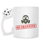 Кружка с футбольным мячиком