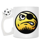 Кружка с футбольным мячиком