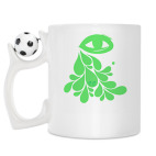 Кружка с футбольным мячиком