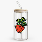 Банка с бамбуковой крышкой