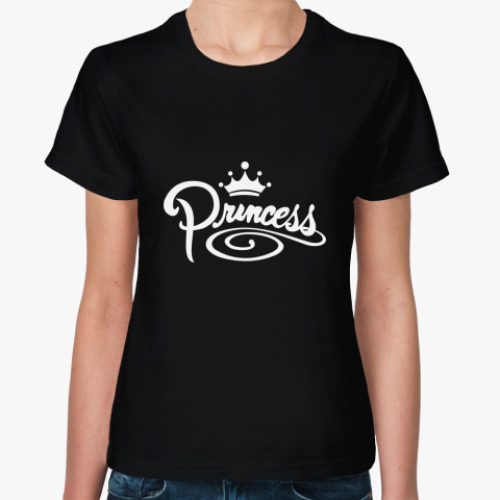 Женская футболка с принтом Princess