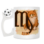 Кружка с футбольным мячиком