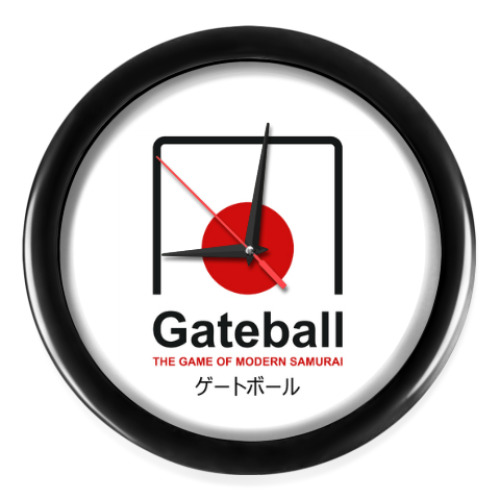 Настенные часы с принтом Gateball -Гейтбол