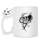 Кружка с футбольным мячиком