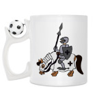 Кружка с футбольным мячиком