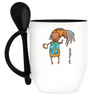 Кружка с ложкой