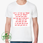 Мужская футболка органик