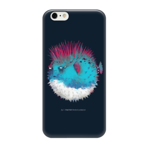 Чехол для iPhone 6/6s Брутальная рыба панк Punk fish